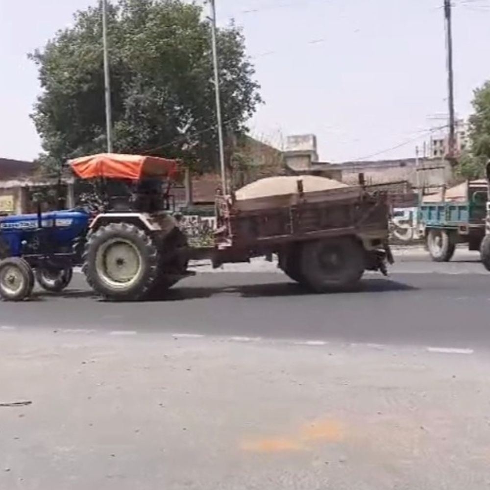 सुप्रीम कोर्ट की फटकार बेअसर, चंबल में रेत माफिया एक्टिव:थानों और SAF चेकपोस्ट के सामने से गुजर रही ट्रैक्टर-ट्रॉलियां; देखें वीडियो