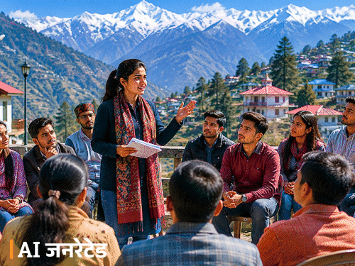 हिमाचल पंचायत चुनाव में 443 नेता अनपढ़ जीते:63% जनप्रतिनिधि 10वीं या इससे कम पढ़े-लिखे, 21-30 साल के 13% युवाओं को कमान; महिलाओं का दबदबा