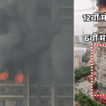 नोएडा में 6वीं मंजिल तक ही पहुंचा दमकल का पानी:आग 12वें फ्लोर पर लगी थी, लोग बोले- फायर ब्रिगेड है या होली का फव्वारा | ACTPnews