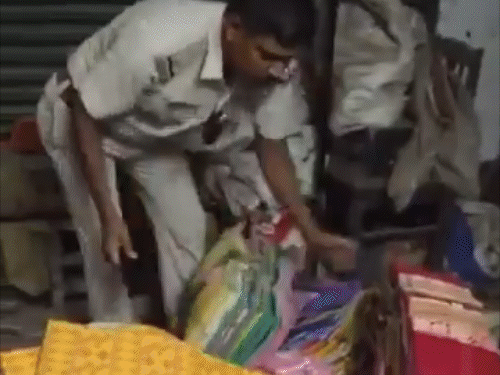 Head Shaved, Shoe Garland Parade & Sarees Hiding