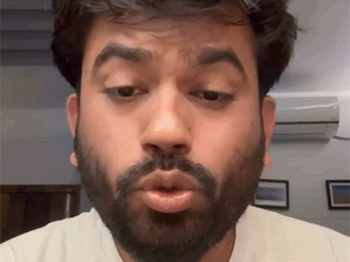 अभिजीत ने रविवार रात X पर अपना एक वीडियो मैसेज जारी किया। - Dainik Bhaskar