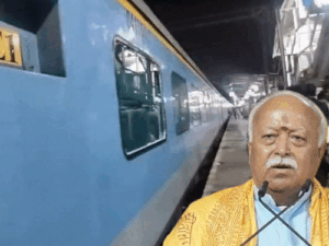 RSS प्रमुख मोहन भागवत की ट्रेन पर पथराव:फिरोजाबाद में शताब्दी एक्सप्रेस का E-1 कोच बना निशाना, कानपुर से दिल्ली जा रहे थे | ACTPnews