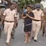 जहांगीर खान ने सड़क पर कान पकड़े और हाथ जोड़े:पुलिस ने 7 दिन में दूसरी बार TMC नेता की परेड कराई; नेपाल बॉर्डर से गिरफ्तार हुए थे | ACTPnews