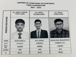 ICAI CA Final Result 2026 Declared | ACTPnews