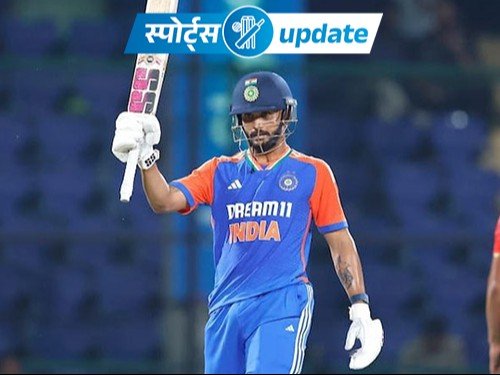 Sports update Dainik bhaskar football cricket athletics tennis badmintion Nitish reddy out ireland t20 injury