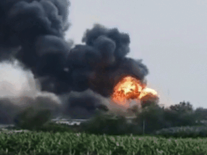 UP LPG Gas Tanker Blast Video; Kaushambi Toll Plaza Fire Accident Photos Update | ACTPnews