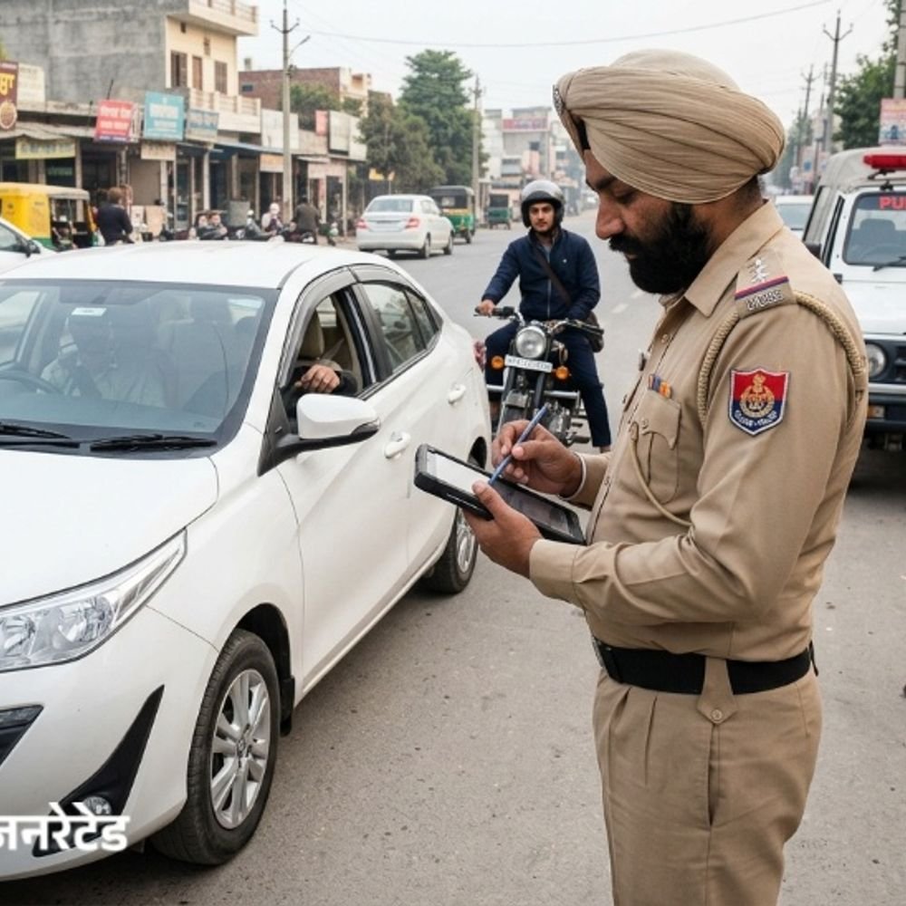 पंजाब में 3 ट्रैफिक नियम तोड़ना पड़ेगा भारी:मौके पर नहीं भरा जा सकेगा चालान, कोर्ट जाना होगा, जेल भी हो सकती है