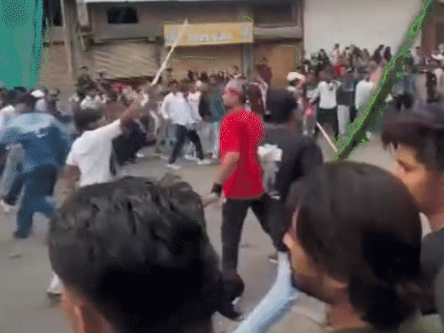 Ujjain Moharram Violence Viral Video