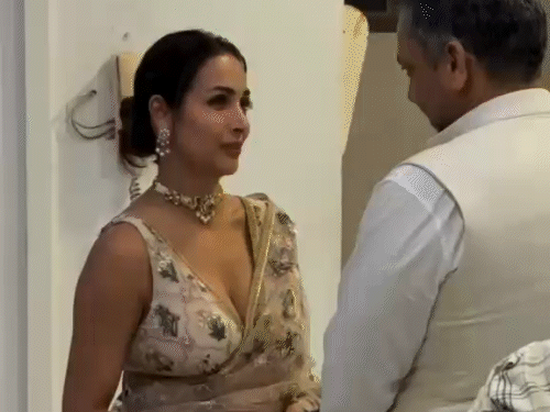 पैपराजी पर भड़कीं मलाइका अरोड़ा:किसी से बात कर रही थीं; ज्यादा करीब आने पर बोलीं- बाबा, आप इधर आ जाओ | ACTPnews