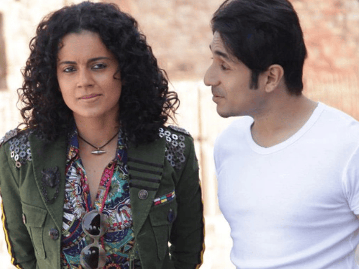 Kangana ranaut react to a claim that she cut co star vir das lips in kissing scene