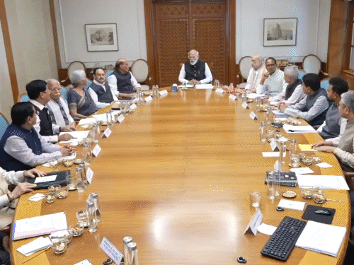 PM Modi interacts with Secretaries to Government