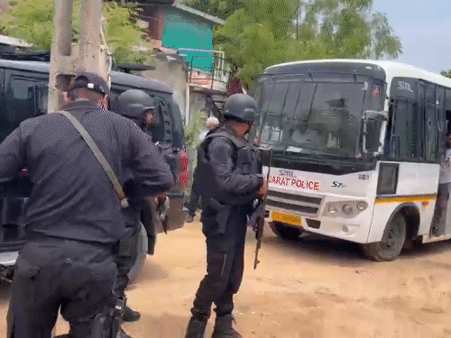 Gujarat ATS 5 terrorists reconstruction in bhagal village | ACTPnews