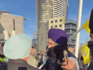 Australia Khalistani and BJP Supporter Face-off Over Satluj Movie | ACTPnews