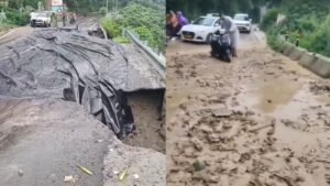 भारी बारिश के चलते देहरादून–मसूरी मार्ग अगले आदेश तक बंद, पानी वाले बैंड के पास सड़क हुई क्षतिग्रस्त-VIDEO | ACTPnews