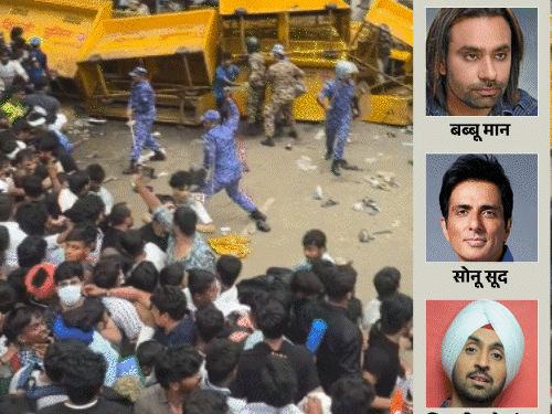CJP का आंदोलन, पंजाबी एक्टर-सिंगर बंटे:बब्बू मान बोले- हर बार हम ही क्यों लाठी खाएं; सोनम बाजवा ने टूटे दिल की इमोजी लगाई | ACTPnews