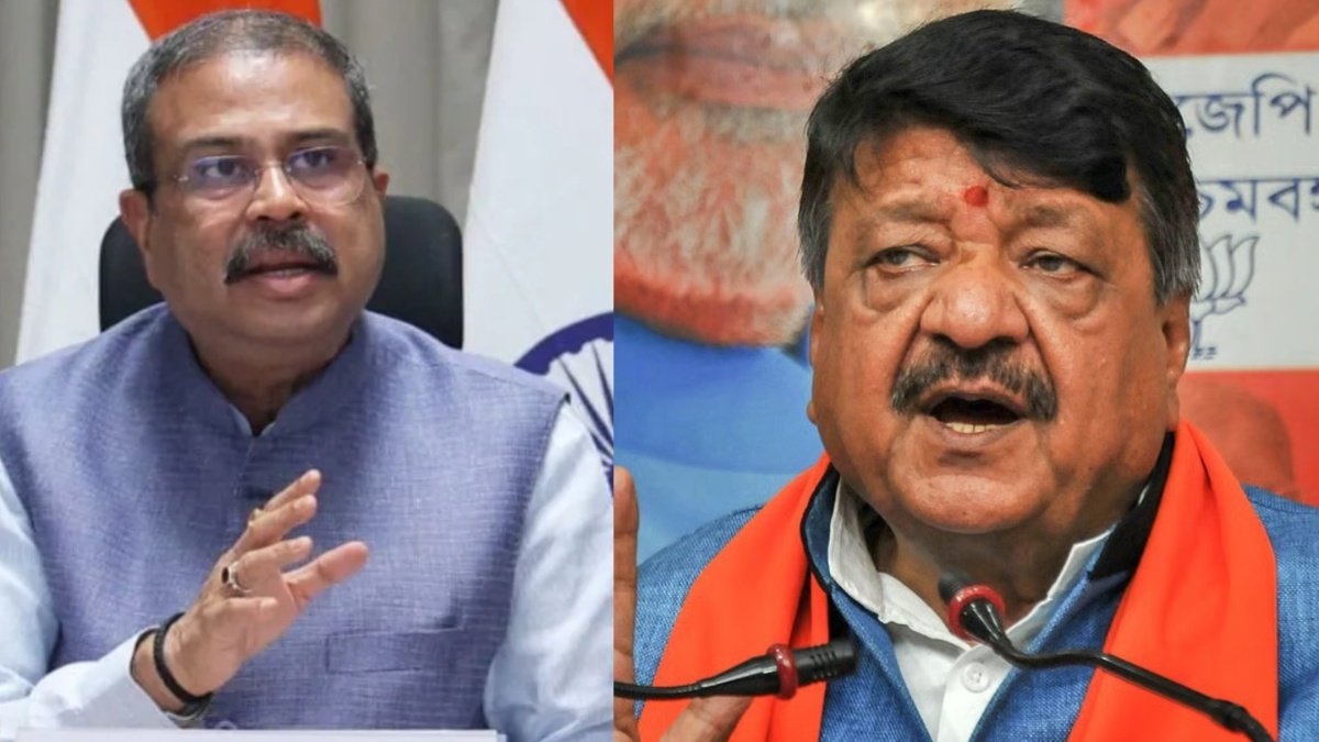 धर्मेंद्र प्रधान के इस्तीफे पर बोले कैलाश विजयवर्गीय-'बांग्लादेश-श्रीलंका जैसी हिंसा की साजिश नाकाम'