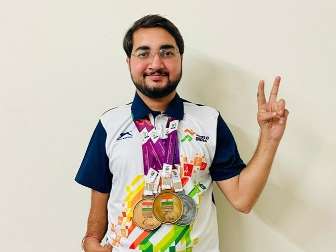 Rahul Sharma Wins Gold & Sets World Record at Para Shooting World Cup | ACTPnews