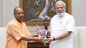 पीएम मोदी से मिलने पहुंचे सीएम योगी, प्रधानमंत्री आवास पर हुई मुलाकात | ACTPnews