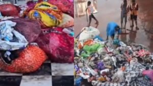 कांवड़िए लौटे और हरिद्वार में गंगा नदी के घाटों पर छोड़ गए 7 हजार मीट्रिक टन कचरा! सफाई में जुटा प्रशासन | ACTPnews