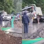वीकेंड पर उत्तराखंड जाने वाले लोग सावधान! देहरादून-मसूरी रोड पर हुआ भारी भूस्खलन, सामने आया वीडियो | ACTPnews