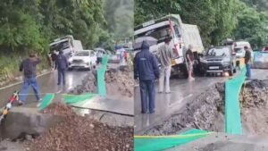 वीकेंड पर उत्तराखंड जाने वाले लोग सावधान! देहरादून-मसूरी रोड पर हुआ भारी भूस्खलन, सामने आया वीडियो | ACTPnews