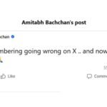 अमिताभ बच्चन ने मांगी माफी, नंबरिंग में हुई गलती पर शेयर किया पोस्ट, बोले- ‘एक्स के बाद यहां भी गड़बड़ हो रही’ | ACTPnews