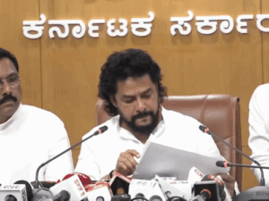 कर्नाटक- मंत्री नागेंद्र का दो साल में दूसरी बार इस्तीफा:ऐलान करके रोने लगे; पहले 2024 में पद से हटे, शिवकुमार दोबारा लाए, अब फिर हटे | ACTPnews