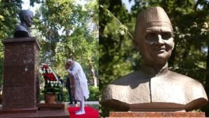 ताशकंद में PM मोदी ने लाल बहादुर शास्त्री को दी श्रद्धांजलि, रवाना हुए किर्गिजस्तान | ACTPnews