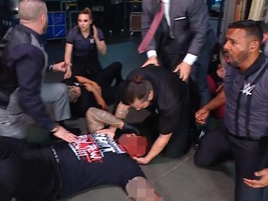 WWE RAW Attack | The Usos Solo Sikoa Hospitalized Roman Reigns Denial