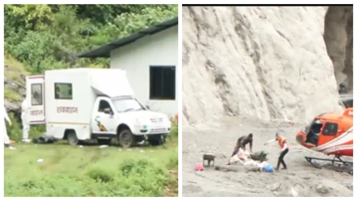 नेपाल में दिख रहे तबाही के निशान, शवों को वैन में कैसे भर भरकर ले जा रही पुलिस, देखें वीडियो
