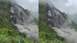 नेपाल में फिर हुई भयानक लैंडस्लाइड, नदी का बहाव आंशिक रूप से बाधित; हाई अलर्ट | ACTPnews