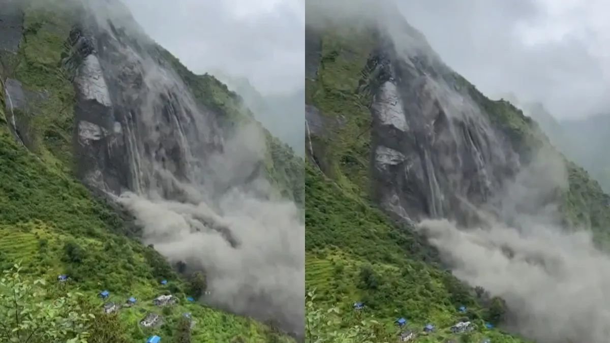 नेपाल में फिर हुई भयानक लैंडस्लाइड, नदी का बहाव आंशिक रूप से बाधित; हाई अलर्ट