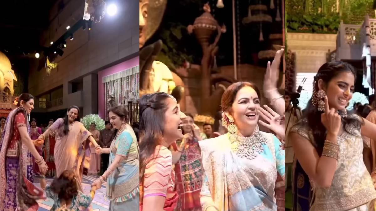 एंटीलिया में चांदी के पालने में झूले लड्डू गोपाल, गरबा-दांडिया से अंबानी लेडीज ने बांधा समा, पृथ्वी-वेदा ने फोड़ी मटकी