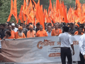शुभेंदु अधिकारी ने जादवपुर-यूनिवर्सिटी के पास भगवा सम्मान यात्रा निकाली:कहा- ‘कश्मीर आजादी चाहता है’ के नारे लगाने वालों को उखाड़ फेंकेंगे | ACTPnews