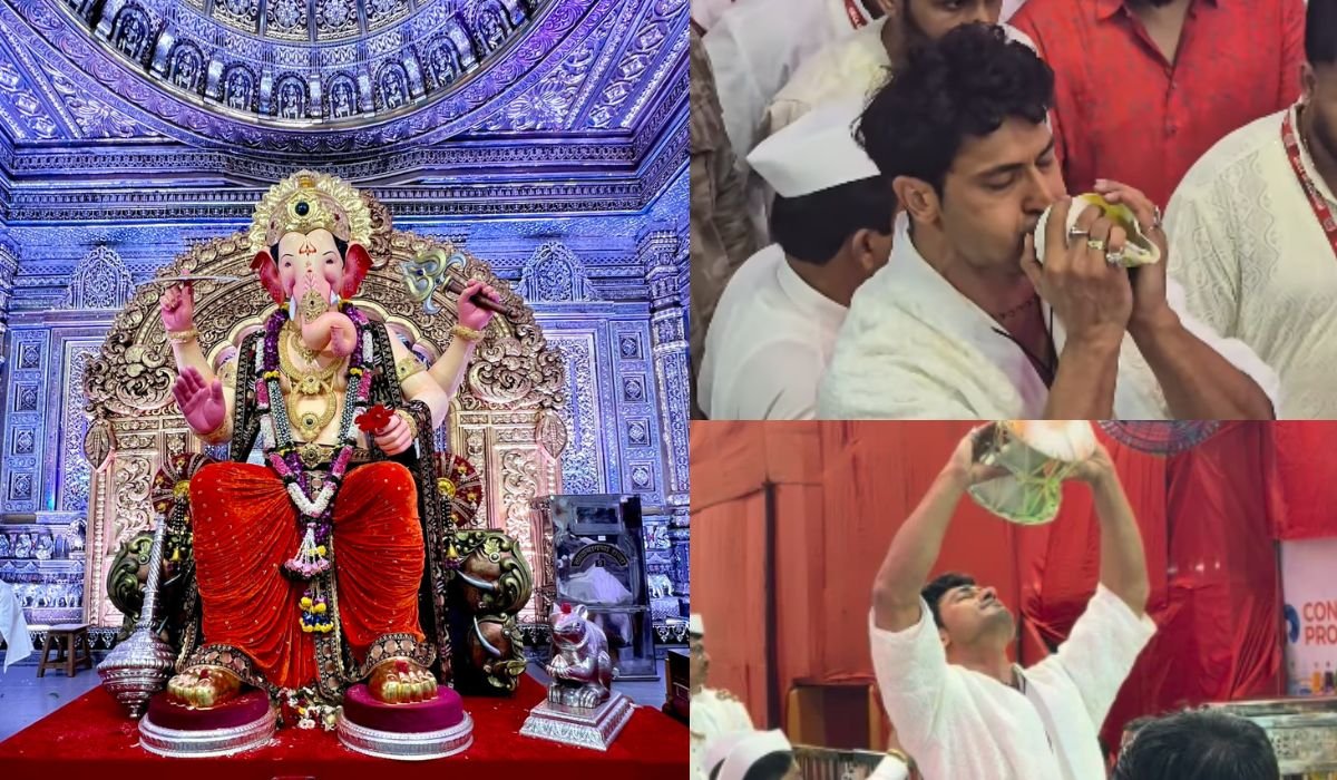 लालबागचा राजा के दरबार पहुंचे विद्युत जामवाल, गणेश चतुर्थी पर शंख-डमरू बजाकर की बप्पा की आराधना