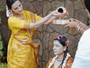 Samantha Prabhu Seemantam Ceremony | Actress Baby Shower Photos Update | ACTPnews