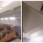 उड़ान भरते ही हवा में धमाके के साथ फटा प्लेन का टायर, फ्लोर के हो गए टुकड़े, देखें खौफनाक वीडियो | ACTPnews