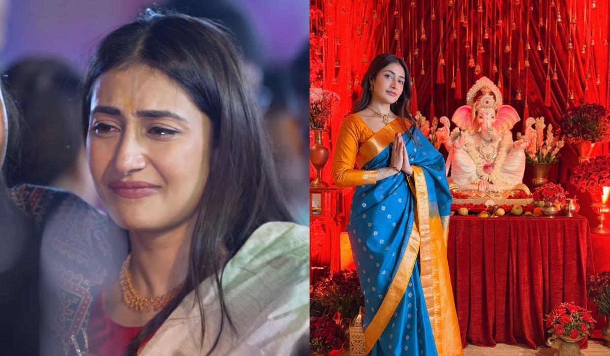 धनश्री वर्मा गणपति विसर्जन में हुईं भावुक, बप्पा को विदा करते हुए छलके आंसू