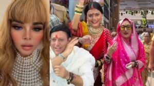 ‘दूसरे की बीवी को लेकर घूम रहे हो’, गोविंदा को कोमल रानी संग देख भड़कीं राखी सावंत, लगाई चीची भैया की क्लास, बोलीं- सुनीता आपको नहीं छोड़ेगी | ACTPnews