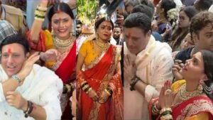गोविंदा की रूमर्ड गर्लफ्रेंड कोमल रानी की मांग में कैसे आया सिंदूर? लालबागचा राजा पर फ्लॉन्ट किया अलग अवतार | ACTPnews