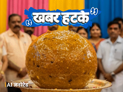 Khabar Hatke | Hyderabad Laddu Auction, Gaza Donkey Zebra & Viral Updates Bizarre News