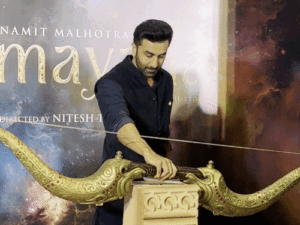 रामायण इवेंट में मीडिया ने किया साढ़े चार घंटे इंतजार:मिस्टर बीस्ट के आने में हुई देरी; रणबीर-साई पल्लवी समेत टीम पहले से मौजूद थी | ACTPnews