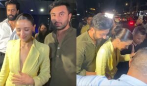 भीड़ में पत्नी आलिया भट्ट की हिफाजत करते दिखे रणबीर कपूर, कपल की बॉन्डिंग ने जीता दिल, वीडियो वायरल | ACTPnews