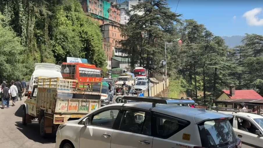 shimla traffic jam