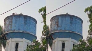 मेडिकल कॉलेज में पानी की टंकी पर चढ़ गया युवक, रेस्क्यू पूरा होने से पहले ही नीचे कूद गया | ACTPnews