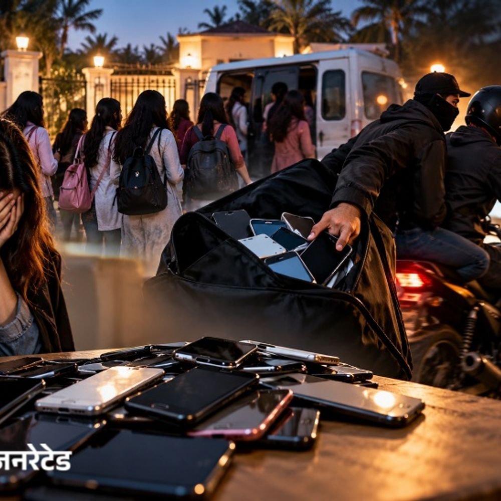 पाकिस्तान में 60 लड़कियों के फोन लेकर फरार हुए ठग:नौकरी का झांसा देकर बुलाया, सभी के मोबाइल जमा कराए, फिर बाइक से भाग निकले | ACTPnews