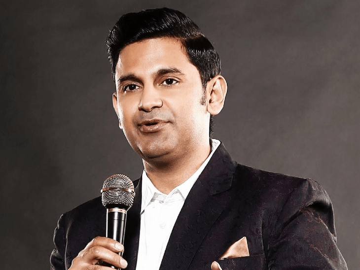 मनोज मुंतशिर शुक्ला को हाल ही में उनके करियर का दूसरा नेशनल अवॉर्ड फिल्म 'मैदान' के सुपरहिट गाने 'जाने दो' के लिए मिला है। - Dainik Bhaskar